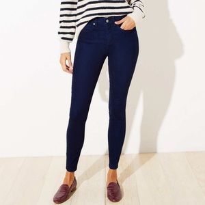 Ann Taylor LOFT Petite Cozy Denim Leggings, Indigo